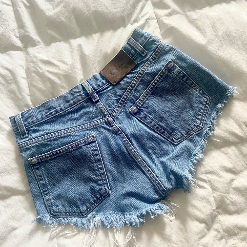 Calvin Klein vintage jean hi-rise shorts size 6/7